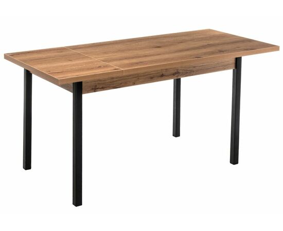 Стол деревянный Оригон дуб горный / черный матовый, изображение 2 | Интернет магазин мебели и декора LifeDekor