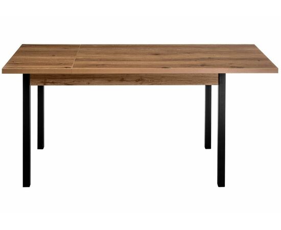 Стол деревянный Оригон дуб горный / черный матовый, изображение 3 | Интернет магазин мебели и декора LifeDekor