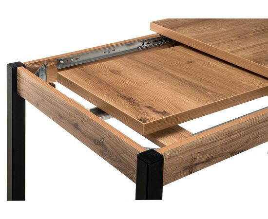 Стол деревянный Оригон дуб горный / черный матовый, изображение 7 | Интернет магазин мебели и декора LifeDekor