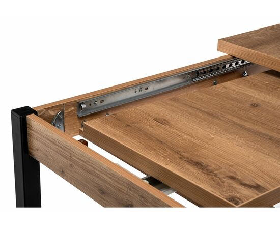 Стол деревянный Оригон дуб горный / черный матовый, изображение 8 | Интернет магазин мебели и декора LifeDekor