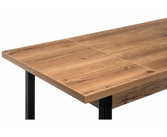 Стол деревянный Оригон дуб горный / черный матовый, изображение 10 | Интернет магазин мебели и декора LifeDekor