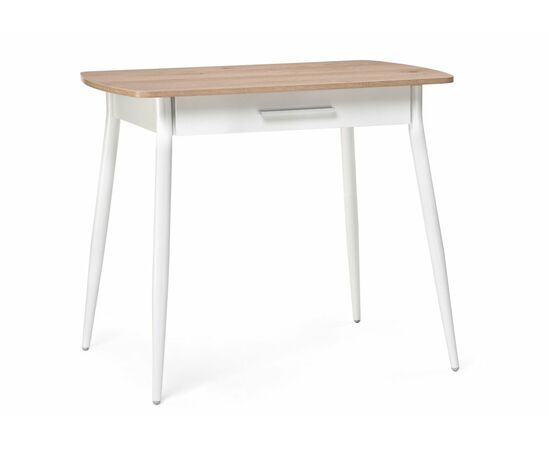 Стол деревянный Ревари эврика / белый | Интернет магазин мебели и декора LifeDekor