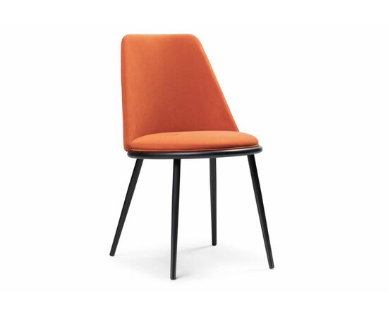 Стул Алдис катания флам / черный матовый | Интернет магазин мебели и декора LifeDekor