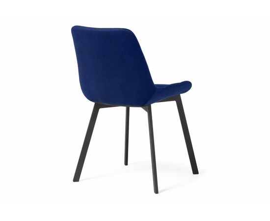 Стул Челси черный / синий, изображение 4 | Интернет магазин мебели и декора LifeDekor