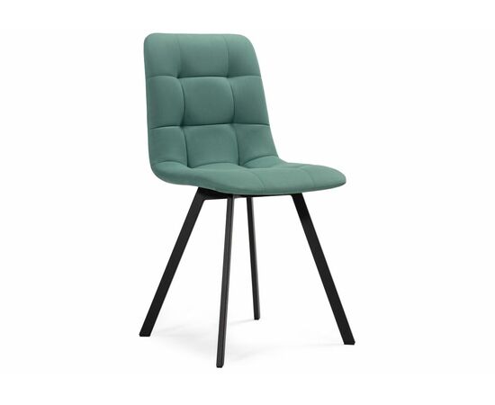 Стул Чилли черный / бирюзовый | Интернет магазин мебели и декора LifeDekor