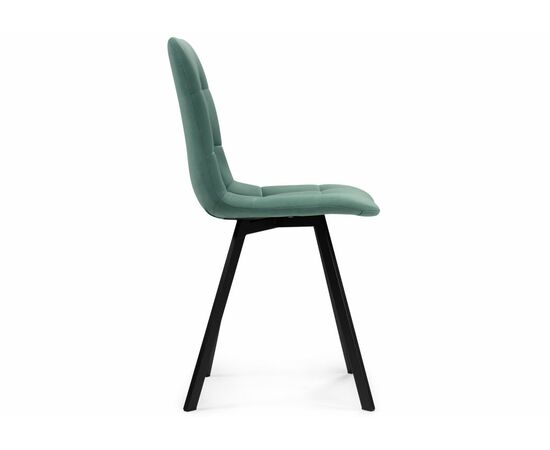 Стул Чилли черный / бирюзовый, изображение 3 | Интернет магазин мебели и декора LifeDekor