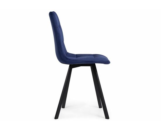 Стул Чилли черный / синий, изображение 3 | Интернет магазин мебели и декора LifeDekor