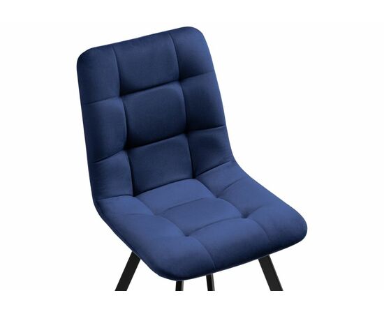 Стул Чилли черный / синий, изображение 5 | Интернет магазин мебели и декора LifeDekor