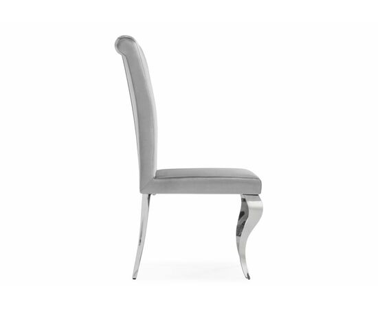 Стул Lund dark grey / steel, изображение 2 | Интернет магазин мебели и декора LifeDekor