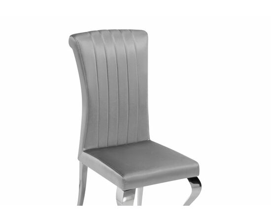 Стул Lund dark grey / steel, изображение 5 | Интернет магазин мебели и декора LifeDekor