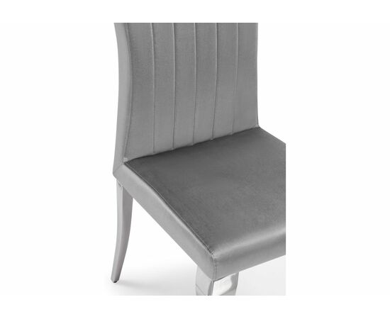 Стул Lund dark grey / steel, изображение 6 | Интернет магазин мебели и декора LifeDekor