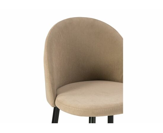 Барный стул Амизуре бежевый / черный матовый, изображение 5 | Интернет магазин мебели и декора LifeDekor