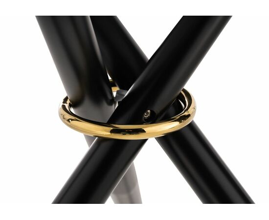 Стол стеклянный Rock white / black, изображение 4 | Интернет магазин мебели и декора LifeDekor