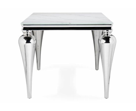 Стол стеклянный Vase белый, изображение 3 | Интернет магазин мебели и декора LifeDekor