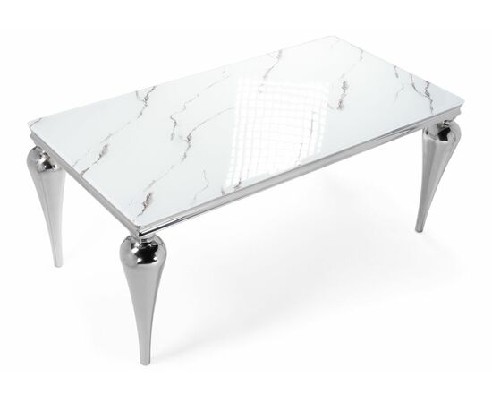 Стол стеклянный Vase белый, изображение 4 | Интернет магазин мебели и декора LifeDekor