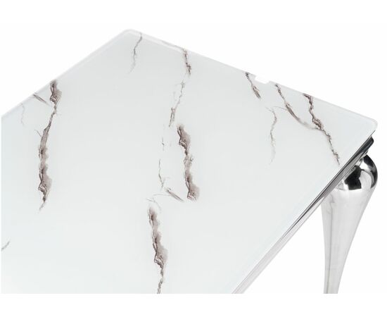 Стол стеклянный Vase белый, изображение 5 | Интернет магазин мебели и декора LifeDekor