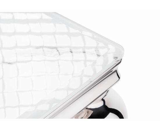 Стол стеклянный Vase белый, изображение 6 | Интернет магазин мебели и декора LifeDekor