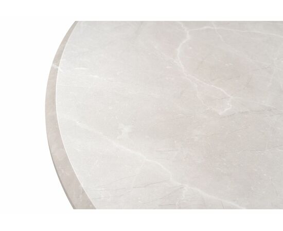 Стол деревянный Абилин 90 мрамор бежевый / белый матовый, изображение 5 | Интернет магазин мебели и декора LifeDekor