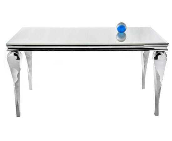 Стол стеклянный Flavia, изображение 2 | Интернет магазин мебели и декора LifeDekor