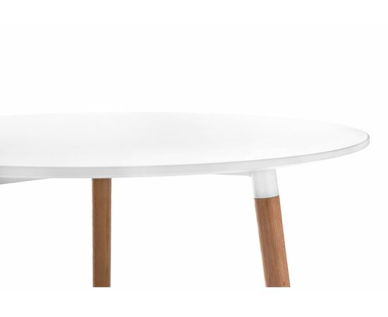 Стол деревянный Lorini 60 white / wood, изображение 2 | Интернет магазин мебели и декора LifeDekor