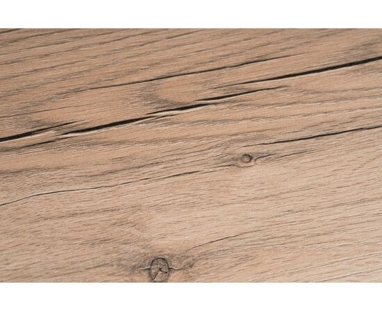 Стол деревянный Лота Лофт 120 25 мм дуб делано светлый / матовый белый, изображение 5 | Интернет магазин мебели и декора LifeDekor