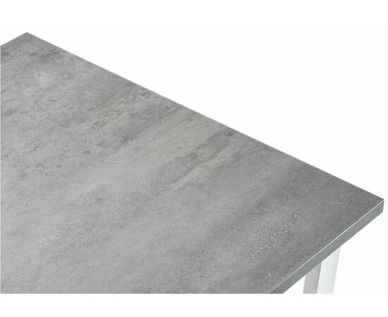 Стол деревянный Лота Лофт 140 25 мм бетон / белый матовый, изображение 4 | Интернет магазин мебели и декора LifeDekor