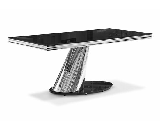 Стол стеклянный Kolonel черный | Интернет магазин мебели и декора LifeDekor