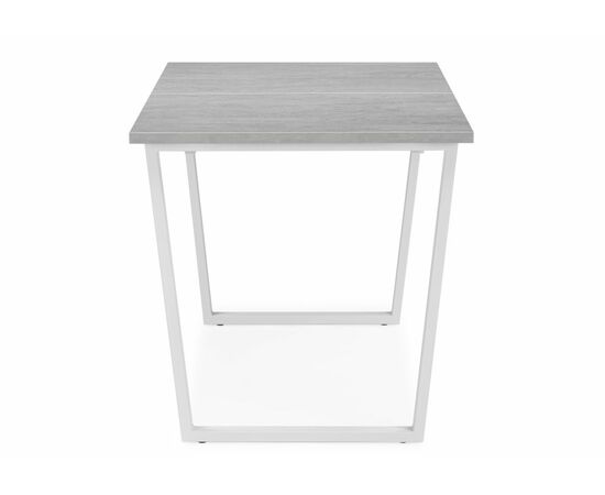 Стол деревянный Лота Лофт 120 25 мм бетон / белый матовый, изображение 5 | Интернет магазин мебели и декора LifeDekor
