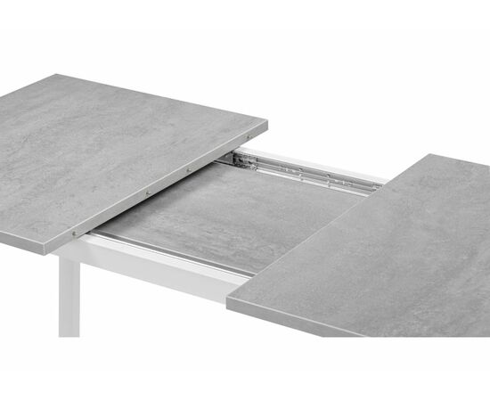Стол деревянный Лота Лофт 120 25 мм бетон / белый матовый, изображение 8 | Интернет магазин мебели и декора LifeDekor