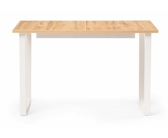 Стол деревянный Лота Лофт 120 25 мм дуб вотан / белый матовый, изображение 2 | Интернет магазин мебели и декора LifeDekor