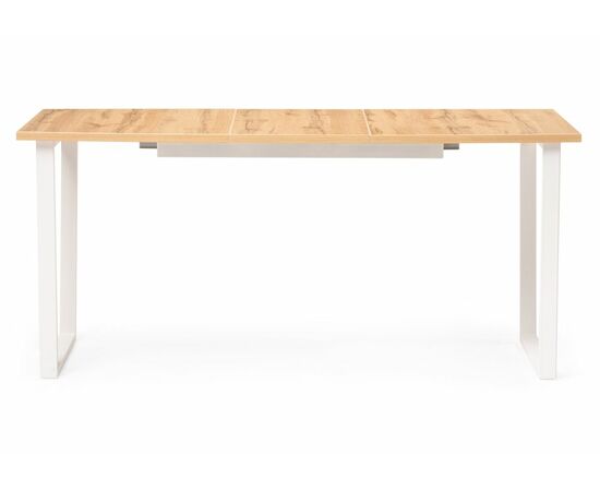Стол деревянный Лота Лофт 120 25 мм дуб вотан / белый матовый, изображение 3 | Интернет магазин мебели и декора LifeDekor