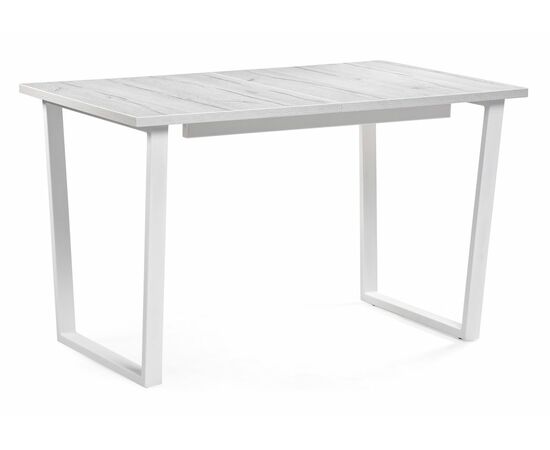 Стол деревянный Лота Лофт 120 25 мм юта / белый матовый | Интернет магазин мебели и декора LifeDekor