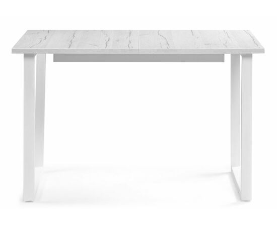 Стол деревянный Лота Лофт 120 25 мм юта / белый матовый, изображение 2 | Интернет магазин мебели и декора LifeDekor