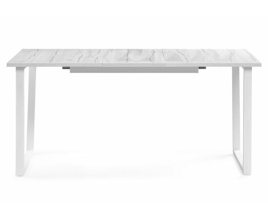 Стол деревянный Лота Лофт 120 25 мм юта / белый матовый, изображение 3 | Интернет магазин мебели и декора LifeDekor