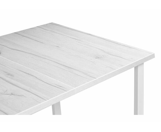 Стол деревянный Лота Лофт 120 25 мм юта / белый матовый, изображение 5 | Интернет магазин мебели и декора LifeDekor