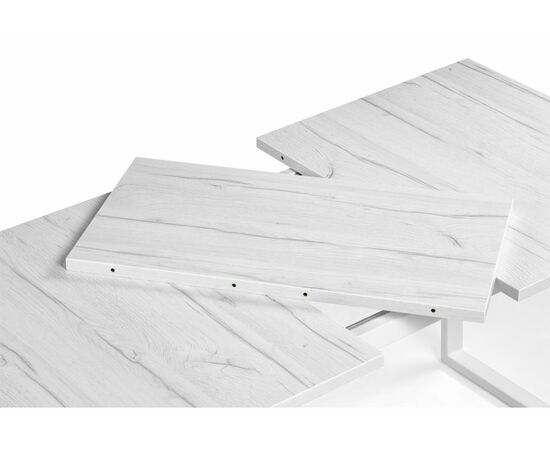 Стол деревянный Лота Лофт 120 25 мм юта / белый матовый, изображение 6 | Интернет магазин мебели и декора LifeDekor