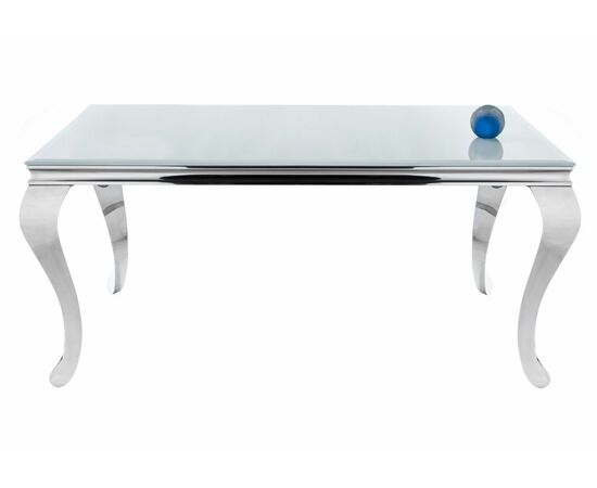 Стол стеклянный Sondal 160 белый, изображение 2 | Интернет магазин мебели и декора LifeDekor