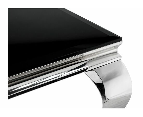 Стол стеклянный Sondal 160 см черный, изображение 3 | Интернет магазин мебели и декора LifeDekor