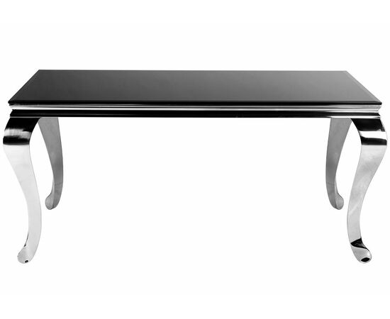 Стол стеклянный Sondal 160 см черный, изображение 7 | Интернет магазин мебели и декора LifeDekor