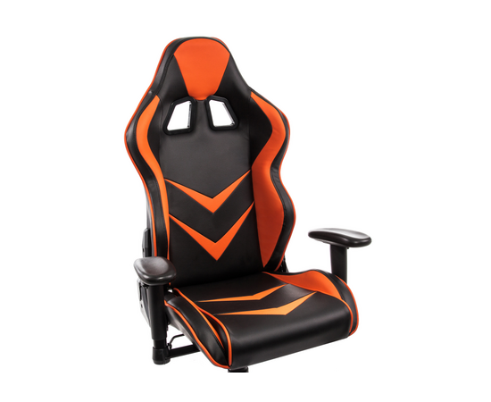 Компьютерное кресло Racer черное / оранжевое, изображение 5 | Интернет магазин мебели и декора LifeDekor