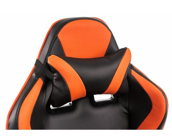 Компьютерное кресло Racer черное / оранжевое, изображение 8 | Интернет магазин мебели и декора LifeDekor