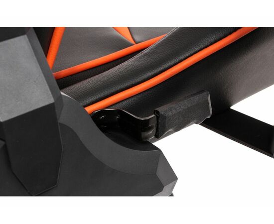 Компьютерное кресло Racer черное / оранжевое, изображение 10 | Интернет магазин мебели и декора LifeDekor