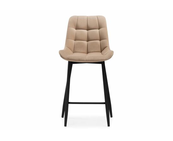 Барный стул Алст бежевый / черный, изображение 2 | Интернет магазин мебели и декора LifeDekor