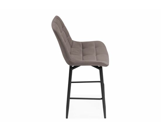 Барный стул Алст К крутящийся латте / черный, изображение 5 | Интернет магазин мебели и декора LifeDekor