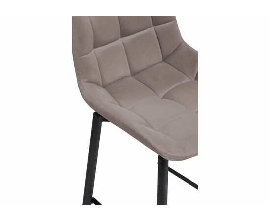 Барный стул Алст К крутящийся латте / черный, изображение 8 | Интернет магазин мебели и декора LifeDekor