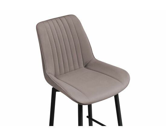 Барный стул Седа К крутящийся латте / черный, изображение 7 | Интернет магазин мебели и декора LifeDekor