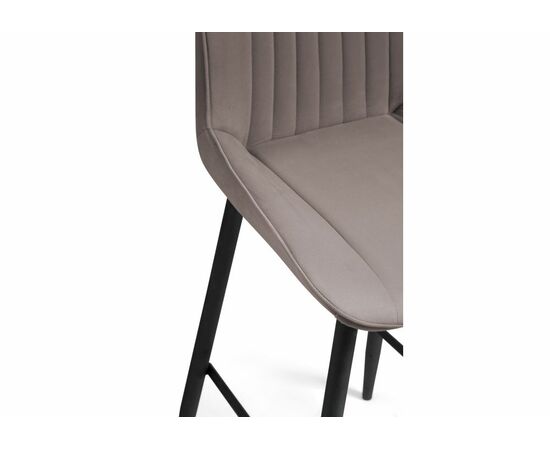 Барный стул Седа К крутящийся латте / черный, изображение 8 | Интернет магазин мебели и декора LifeDekor