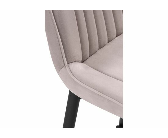 Барный стул Седа велюр латте / черный, изображение 6 | Интернет магазин мебели и декора LifeDekor