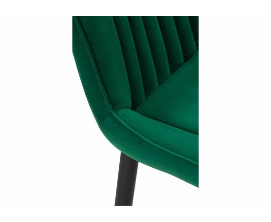 Барный стул Седа велюр зеленый / черный, изображение 6 | Интернет магазин мебели и декора LifeDekor