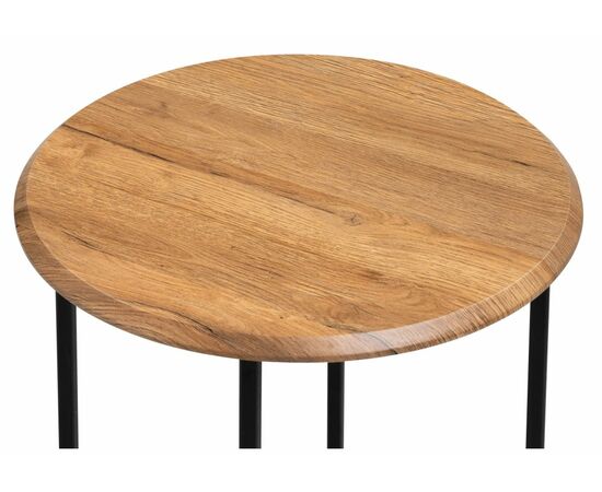 Журнальный стол Грейс дуб вотан / черный, изображение 3 | Интернет магазин мебели и декора LifeDekor